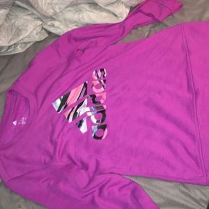 Small, purple adidas pull over!